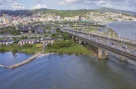 Florianópolis - visão superfícial da ponte
