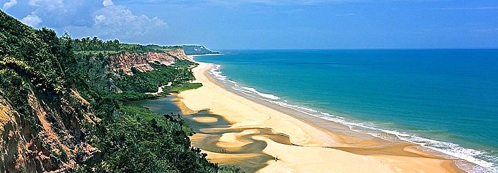 Praia do Rio da Barra em Trancoso - Bahia Praia do Rio da Barra em Trancoso - Bahia