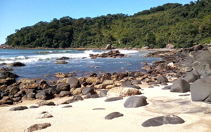 Prainha branca - Guarujá - Litoral Paulista