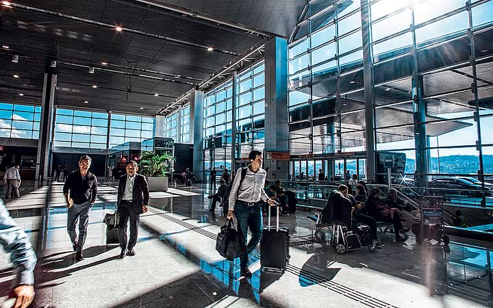 Saguão do Aeroporto de Guarulhos