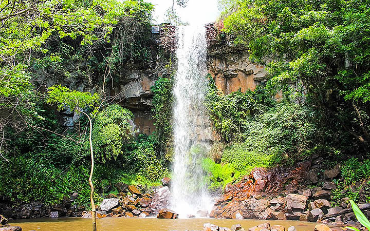 Cachoeira 3 quedas em Brotas