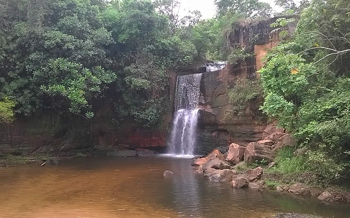 Cachoeira dos Namorados em Chapada dos Guimarães