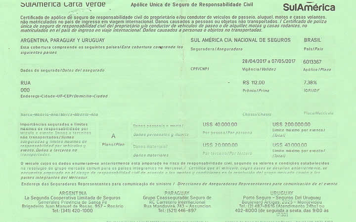 Carta verde