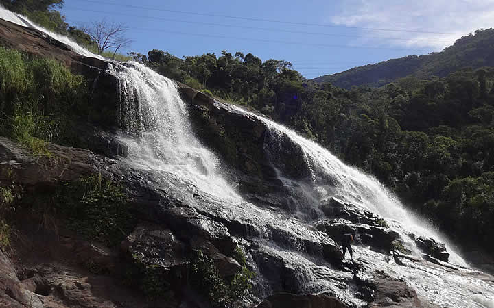Cascatas das antas em Poços de Caldas
