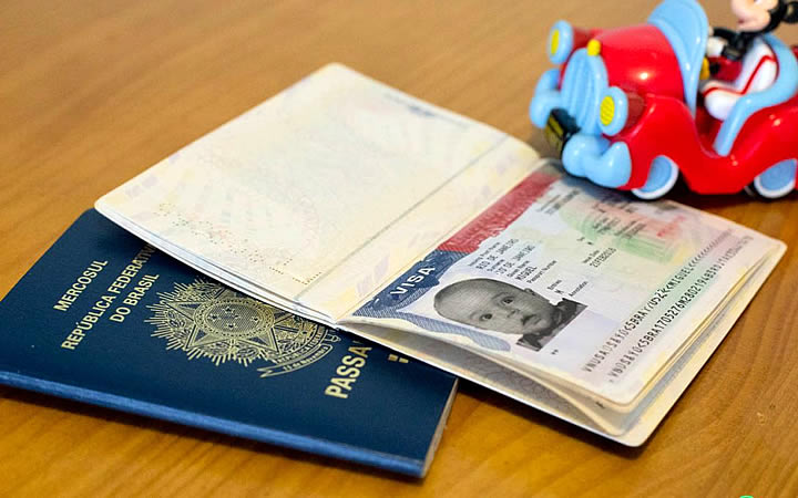 Documento de viagem do bebê