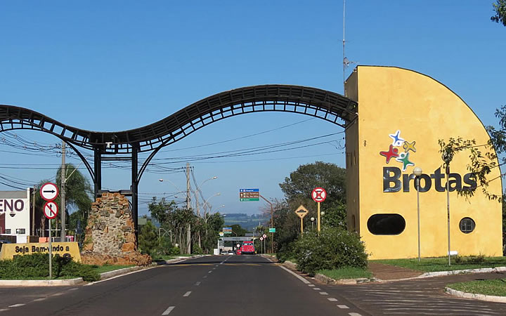 Portal da Cidade de Brotas em São Paulo