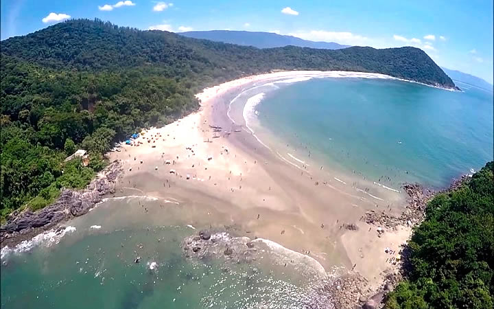 Prainha Branca em Guarujá Prainha Branca em Guarujá