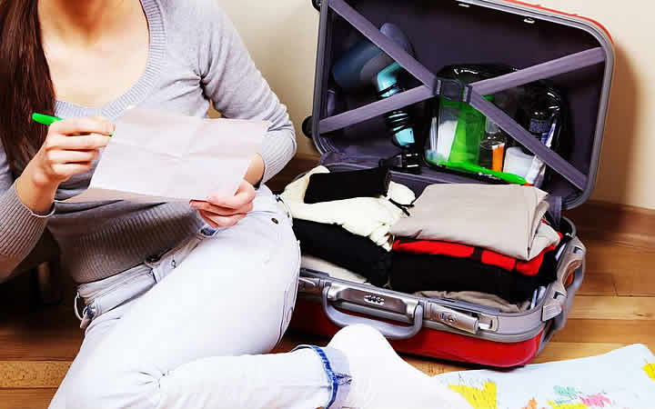 Tempo da viagem definido - Arrumando a mala para viajar