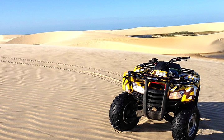 Lençóis Maranhenses - Quadricículo nas Dunas