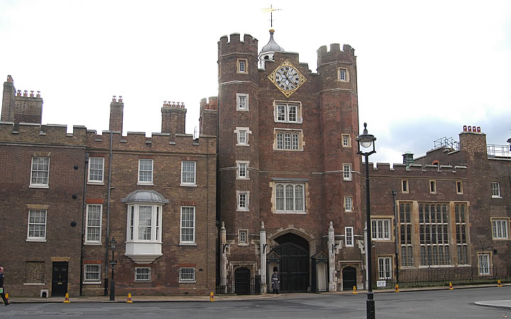 Palácio St. James em Londres
