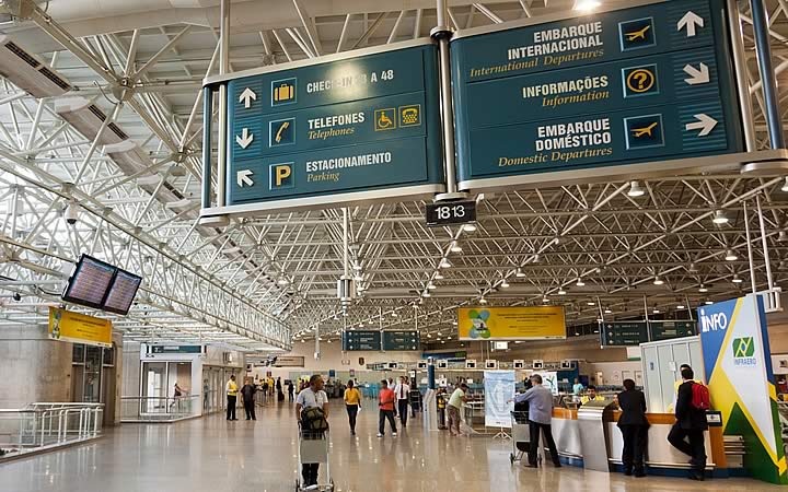 Check in no aeroporto Check in no aeroporto