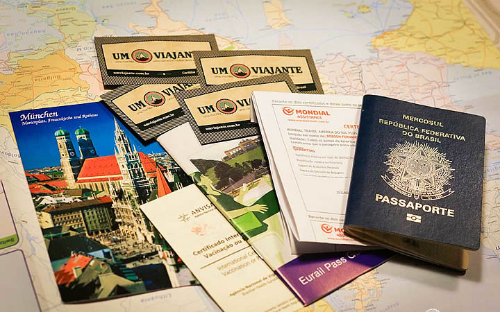 Documentação para viagem