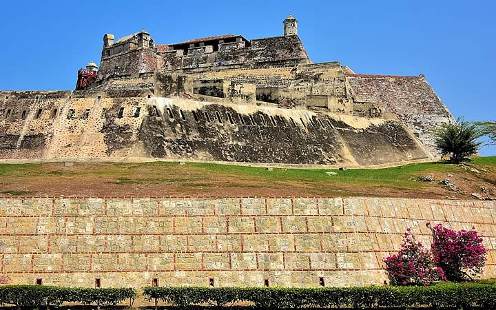 Castelo San Felipe de Barajas em Cartagena