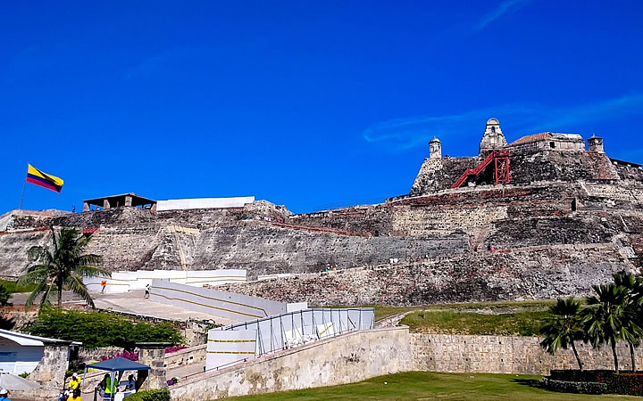 Castelo San Felipe de Barajas em Cartagena