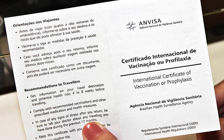 Certificado Internacional de Vacinação ou Profilaxia (CIVP)