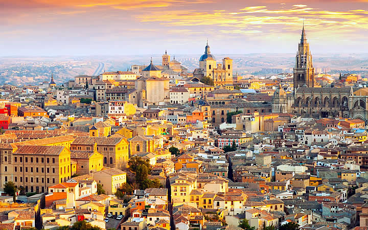 Granada - Spain Vista aérea da cidade