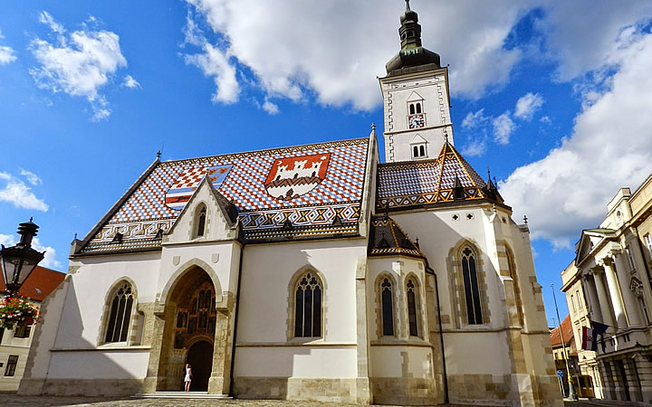 Igreja de São Marcos em Zagreb