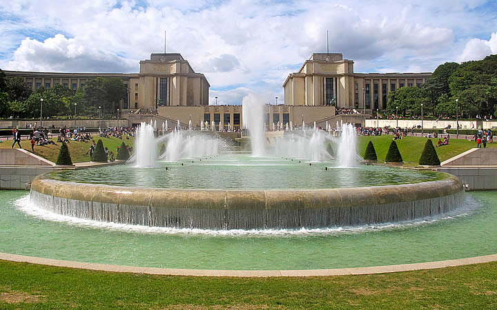 Jardins du Trocadéro em Paris