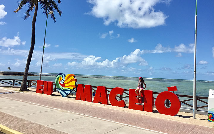Letreiro de Maceió