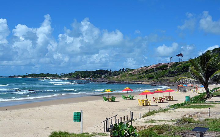 Orla da Praia de Itapuama em Cabo de Santo Agostinho