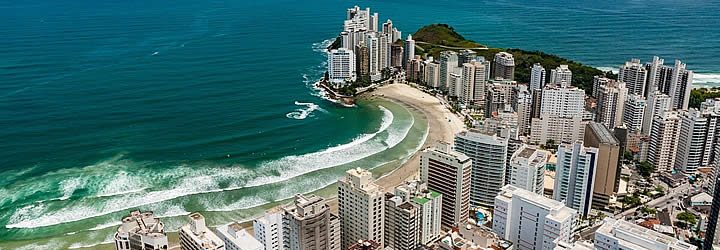 Praia de Guarujá - Visão da aérea Praia de Guarujá - Visão da aérea
