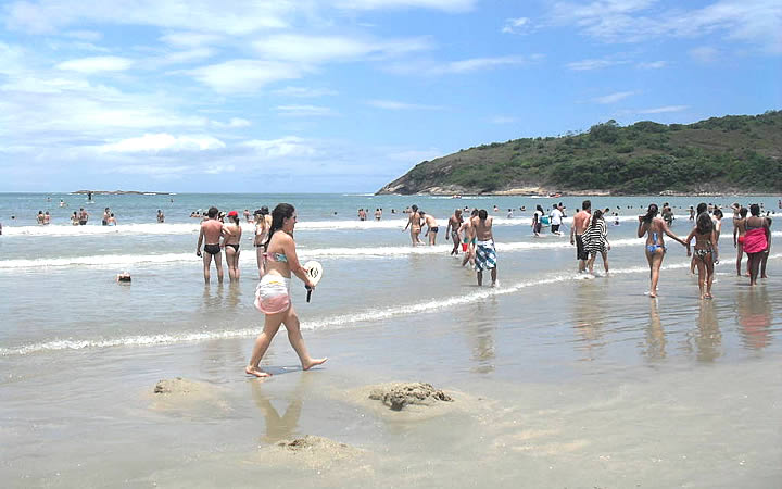 Praia de Pernambuco no Guarujá Praia de Pernambuco no Guarujá