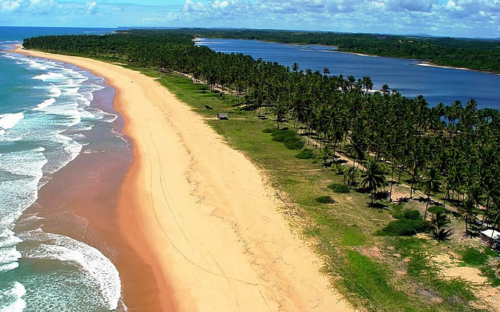 Praia do Cassange - Península de Maraú Praia do Cassange - Península de Maraú