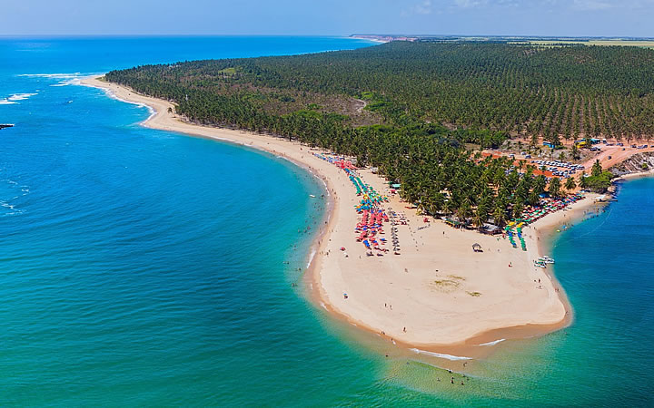 Praia do Gunga em Maceió
