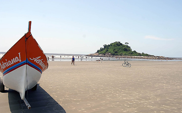 Praia dos Pescadores em Itanhaém Praia dos Pescadores em Itanhaém