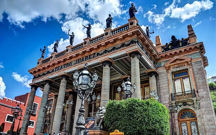 Teatro Juarez em Guanajuato Teatro Juarez em Guanajuato