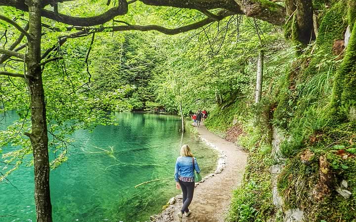 Trilha - Lago Plitvice