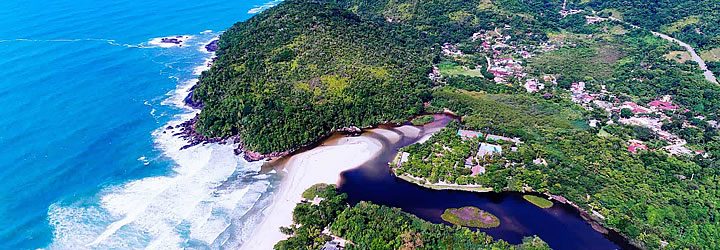 Prainha do Félix ou Português em Ubatuba Prainha do Félix ou Português em Ubatuba