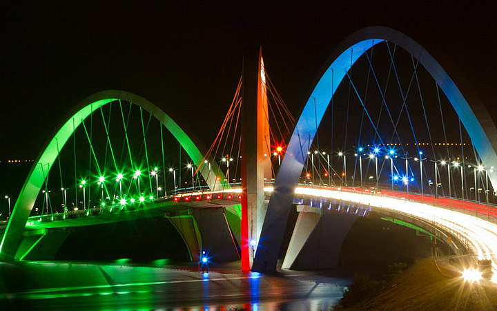 Ponte JK em Brasília Ponte JK em Brasília