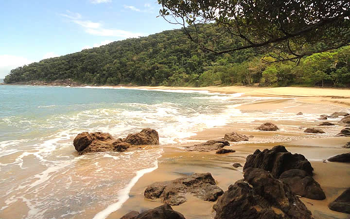 Praia da Figueira em Ubatuba Praia da Figueira em Ubatuba