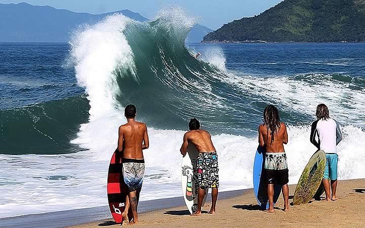 Praia da Sununga em Ubatuba Praia da Sununga em Ubatuba