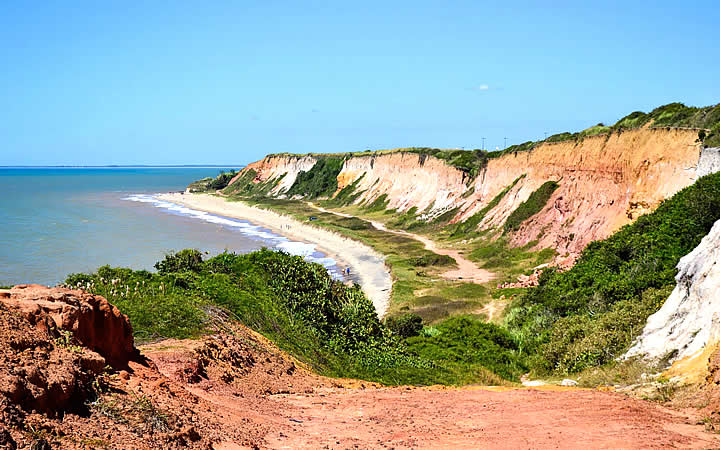 Praia das Falésias em Marataízes Praia das Falésias em Marataízes