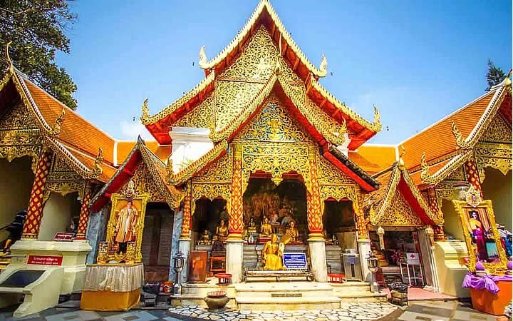 Templo Doi Suthep em Chiang Mai