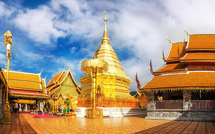 Wha Phra That Doi Suthep em Chiang Mai