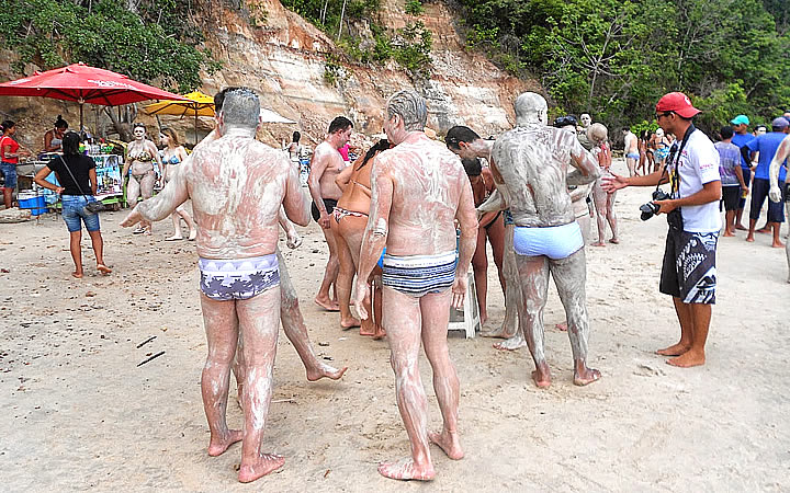 Banho de Argila - Praia da Argila Banho de Argila - Praia da Argila