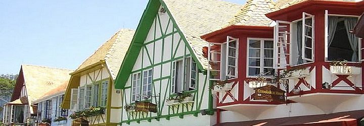 Faixada das casas típicas de Blumenau Faixada das casas típicas de Blumenau