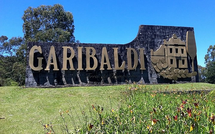 Letreiro de Garibaldi - Rota dos Espumantes