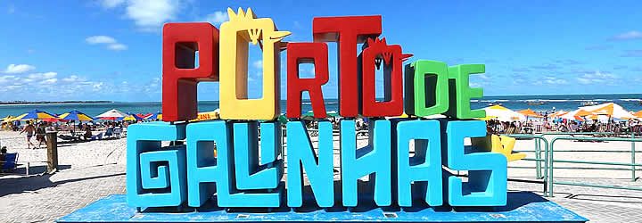 O que fazer em Porto de Galinhas - Letreiro O que fazer em Porto de Galinhas - Letreiro
