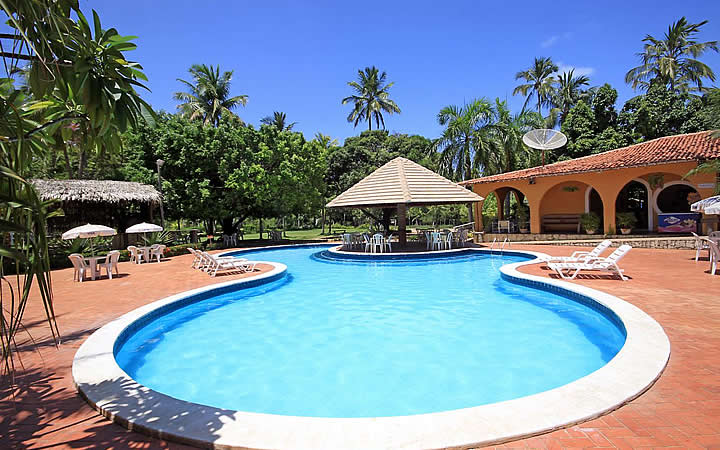 Piscina da Pousada Paraiso dos Coqueiras Piscina da Pousada Paraiso dos Coqueiras