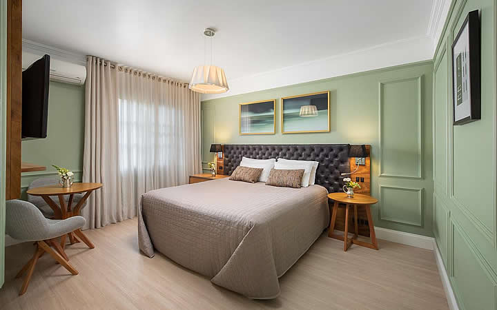 Quarto do Hotel Casacurta