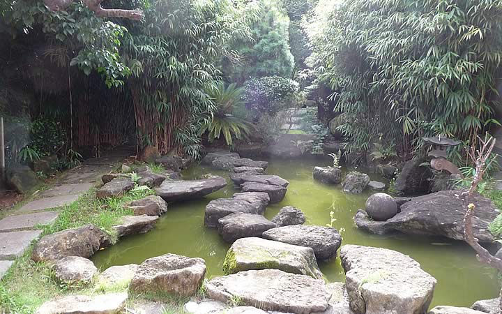 Jardim Japonês no Bairro da Liberdade em SP Jardim Japonês no Bairro da Liberdade em SP