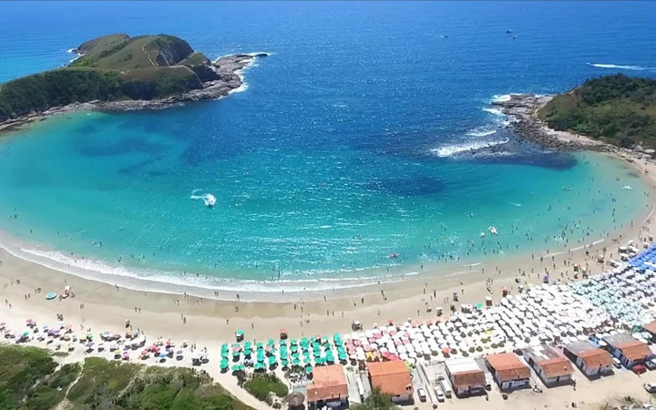 Praia das Conchas vista do alto Praia das Conchas vista do alto