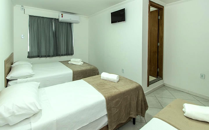 Quarto do Hotel Sabor e Fé em Aparecida Norte Quarto do Hotel Sabor e Fé em Aparecida Norte