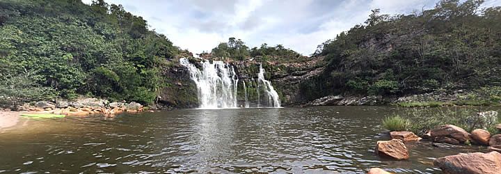 Cachoeira em Alto Paraíso Cachoeira em Alto Paraíso