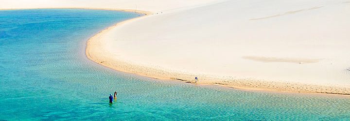 Lagoa bonita em Lençóis Maranhenses - Maranhão Lagoa bonita em Lençóis Maranhenses - Maranhão