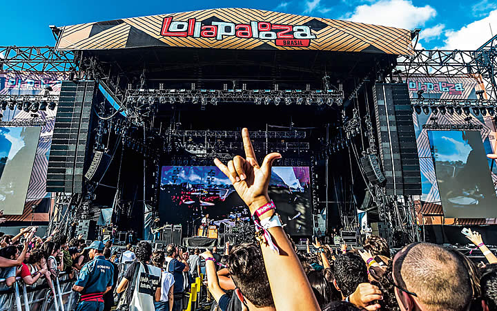 Palco do Lollapalooza Palco do Lollapalooza